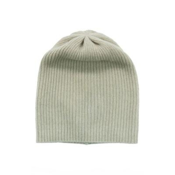 PORTALANO CASHMERE BEANIE WITH FOLDED CUFF - Picture 3 of 5